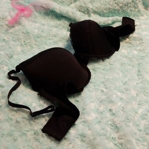42d black soft cup underwire bra